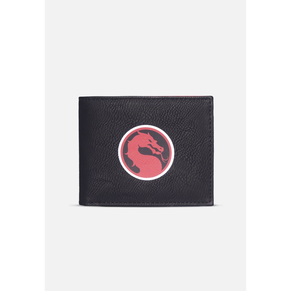 Mortal Kombat - Dragon Logo Bifold Geldbörse - Schwarz